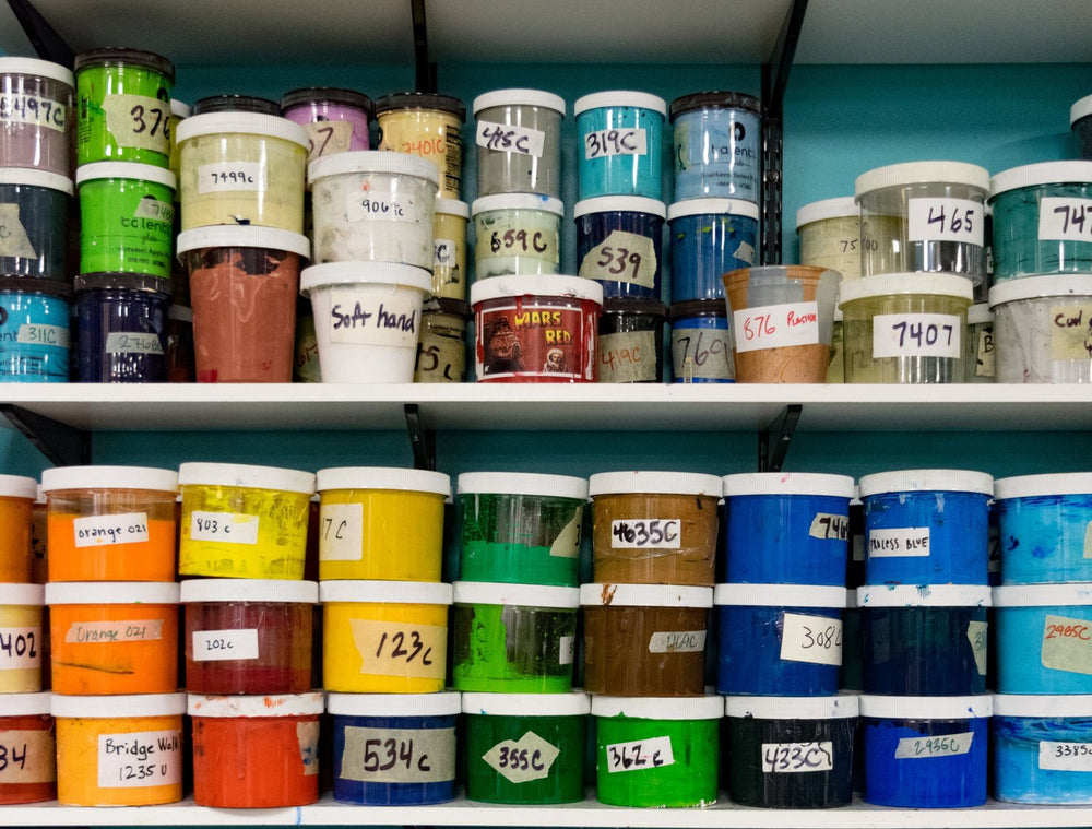 paint on the shelf