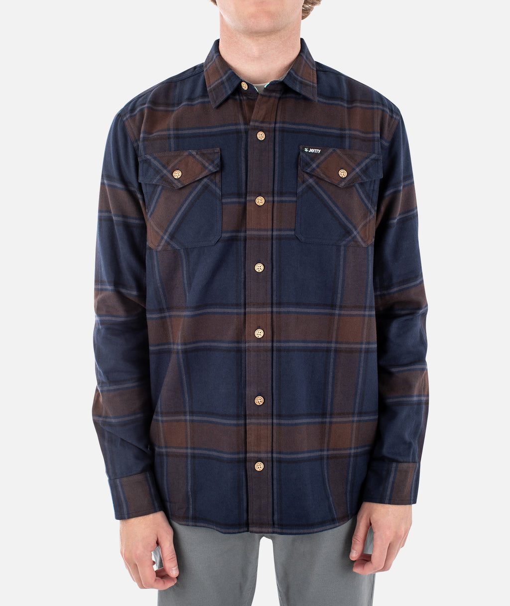 Breaker Flannel - Graphite - Jetty