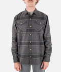 Breaker Flannel - Heather Grey - Jetty