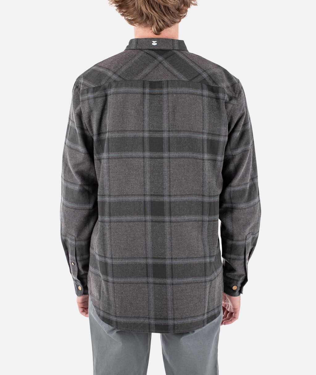 Breaker Flannel - Heather Grey - Jetty