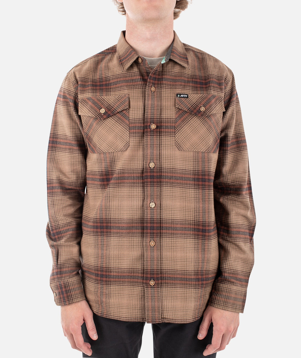 F23 The Breaker Flannel - Tan