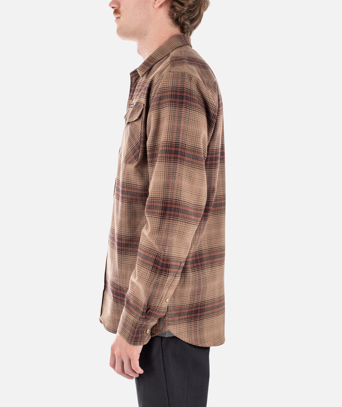 F23 The Breaker Flannel - Tan