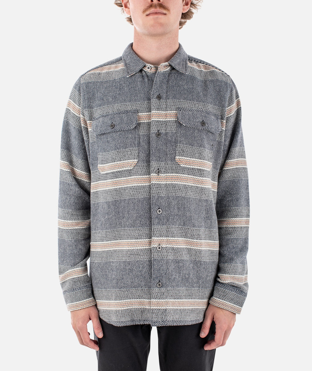 Horizon Flannel - Fog - Jetty