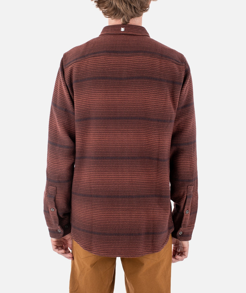 Horizon Flannel - Oxblood Black - Jetty