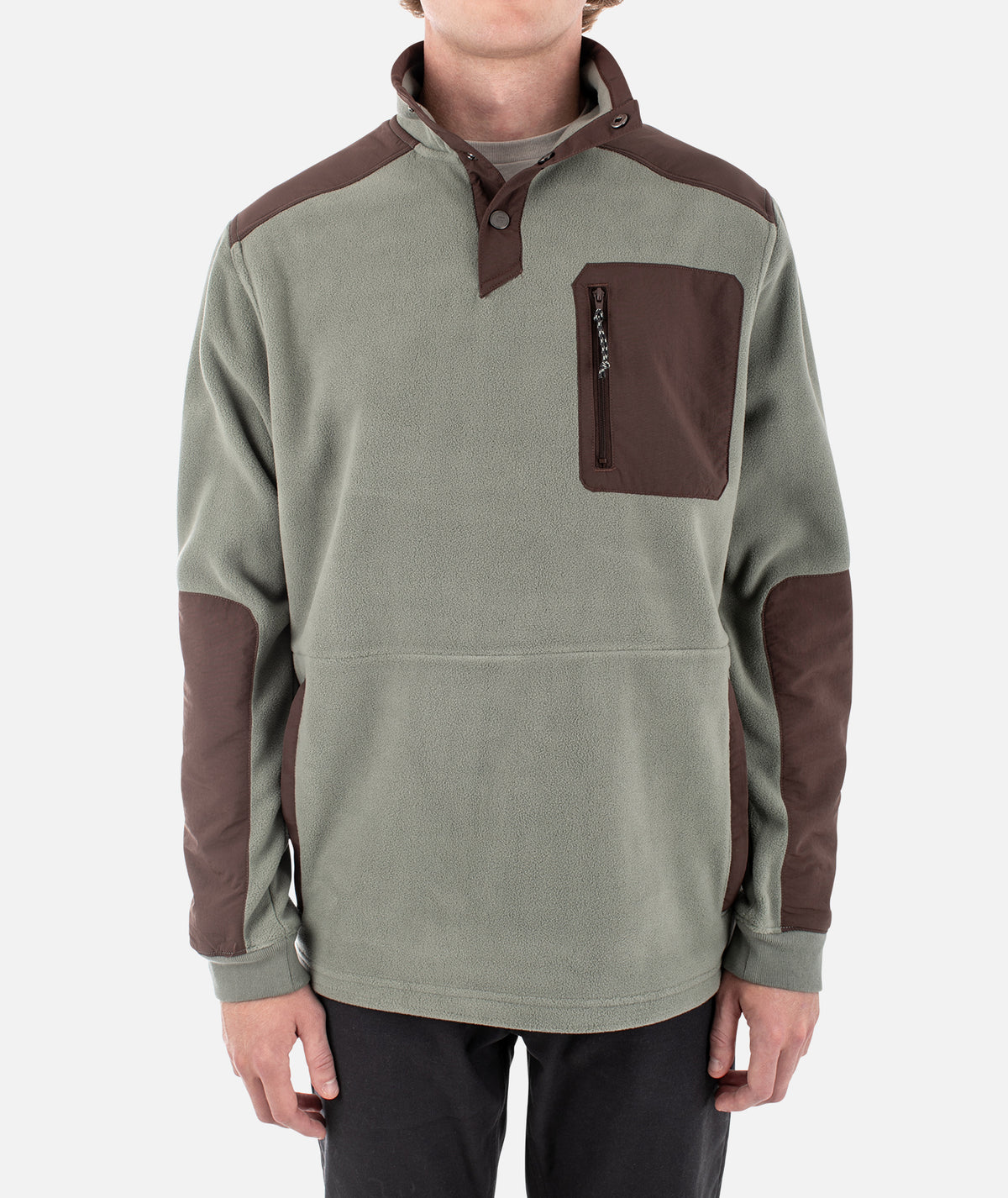 Pines Fleece Jacket - Agave - Jetty