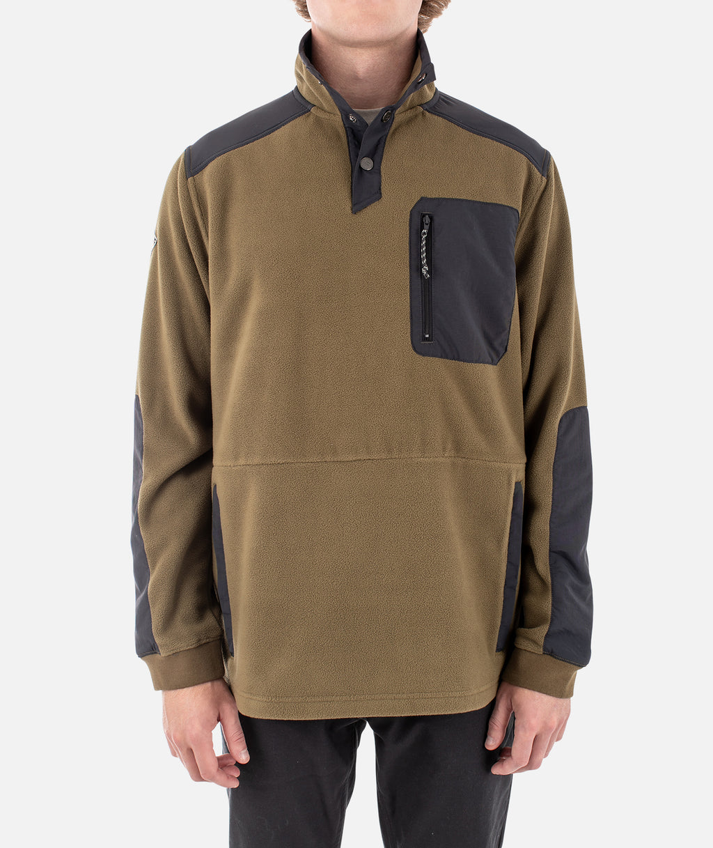The Pines Fleece Jacket - Olive - Jetty