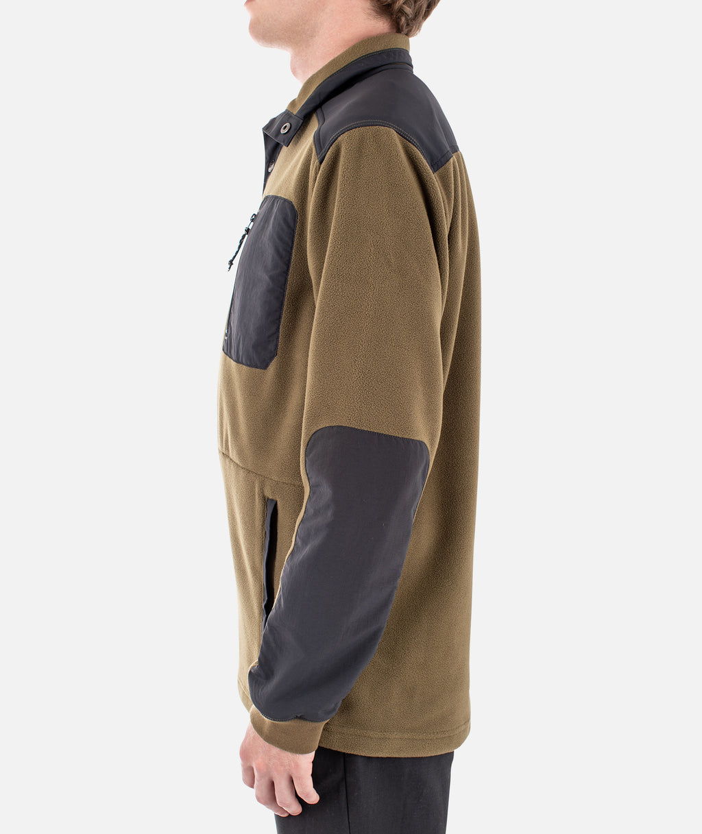 The Pines Fleece Jacket - Olive - Jetty