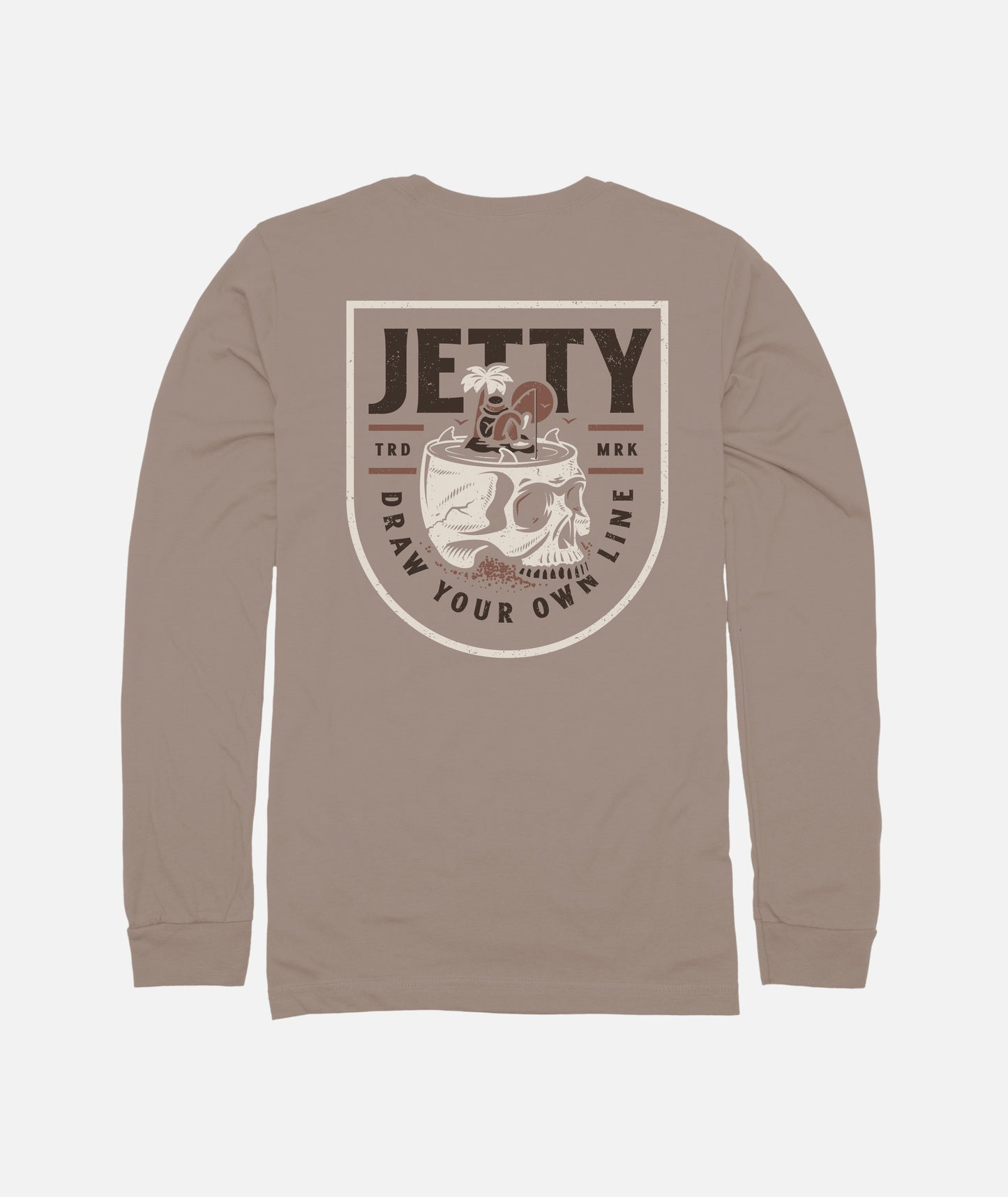 Stranded Long Sleeve - Grey – Jetty