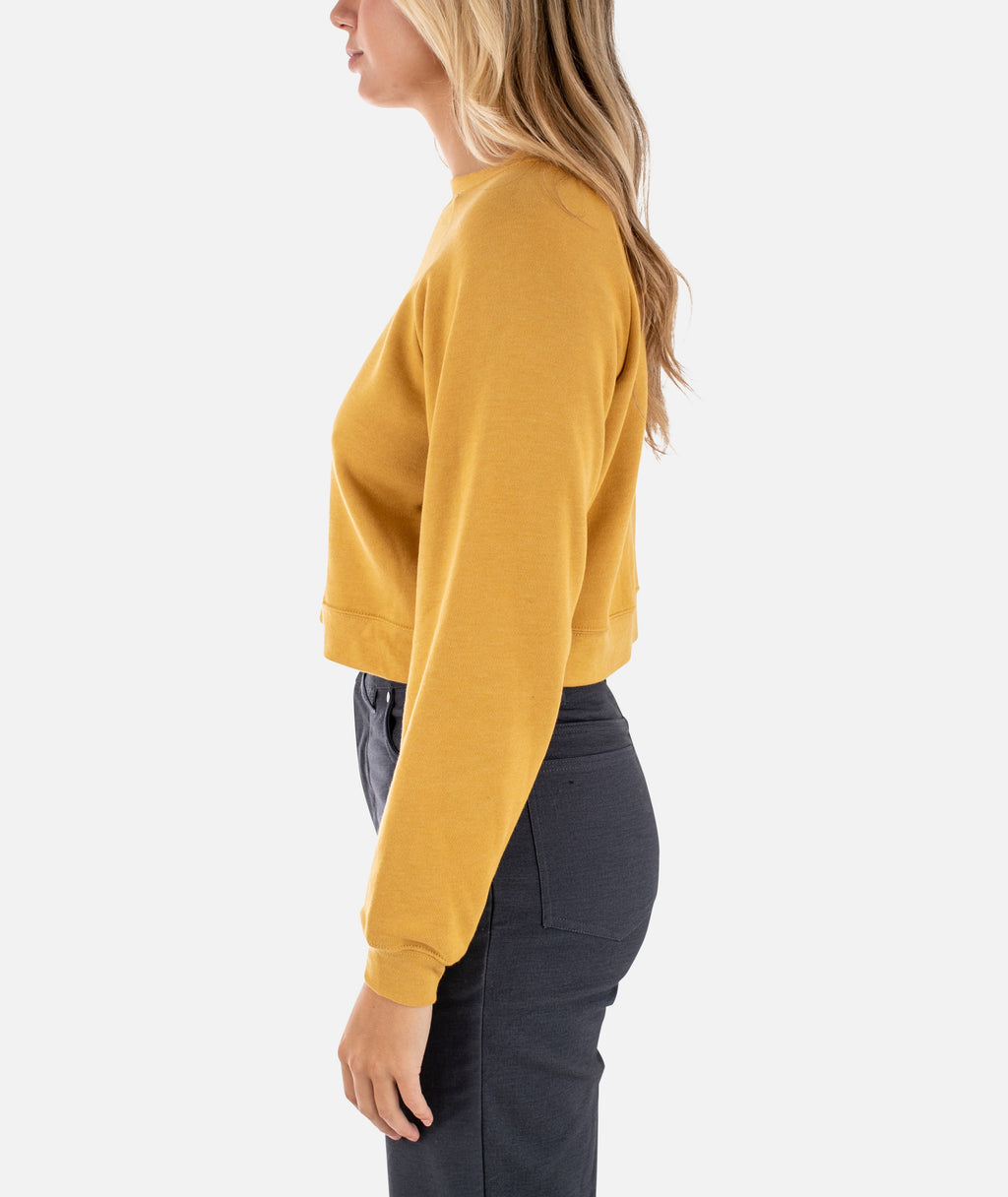 Deuces Crewneck - Mustard - Jetty