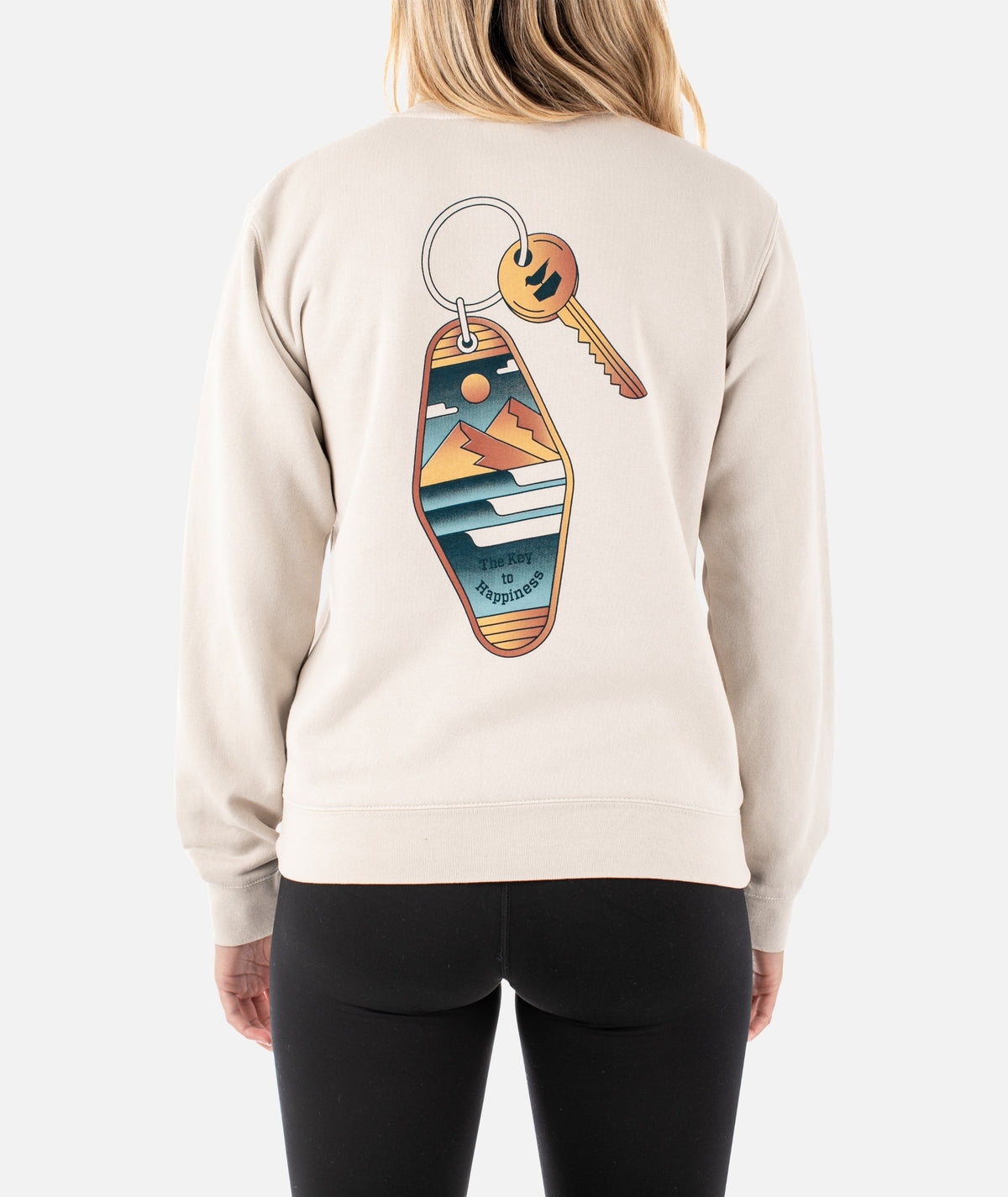 Key To Happiness Crewneck - Natural - Jetty