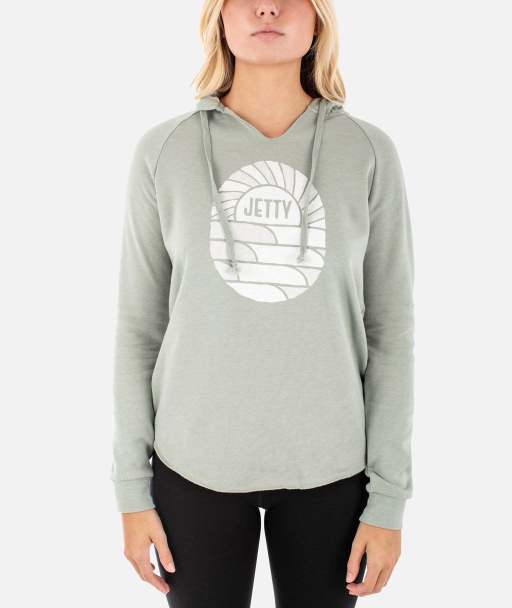 Point Break Hoodie - Sage Green - Jetty