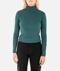 Ridley Rib Scrunch Neck - Tidal - Jetty