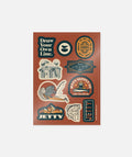 Surf &amp; Fisch Stickerbogen