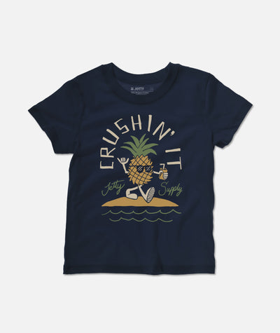 Tot Crushing Tee - Navy