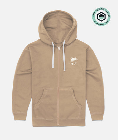 JRF x Coastal Conscience Wave Hoodie - Sandstorm