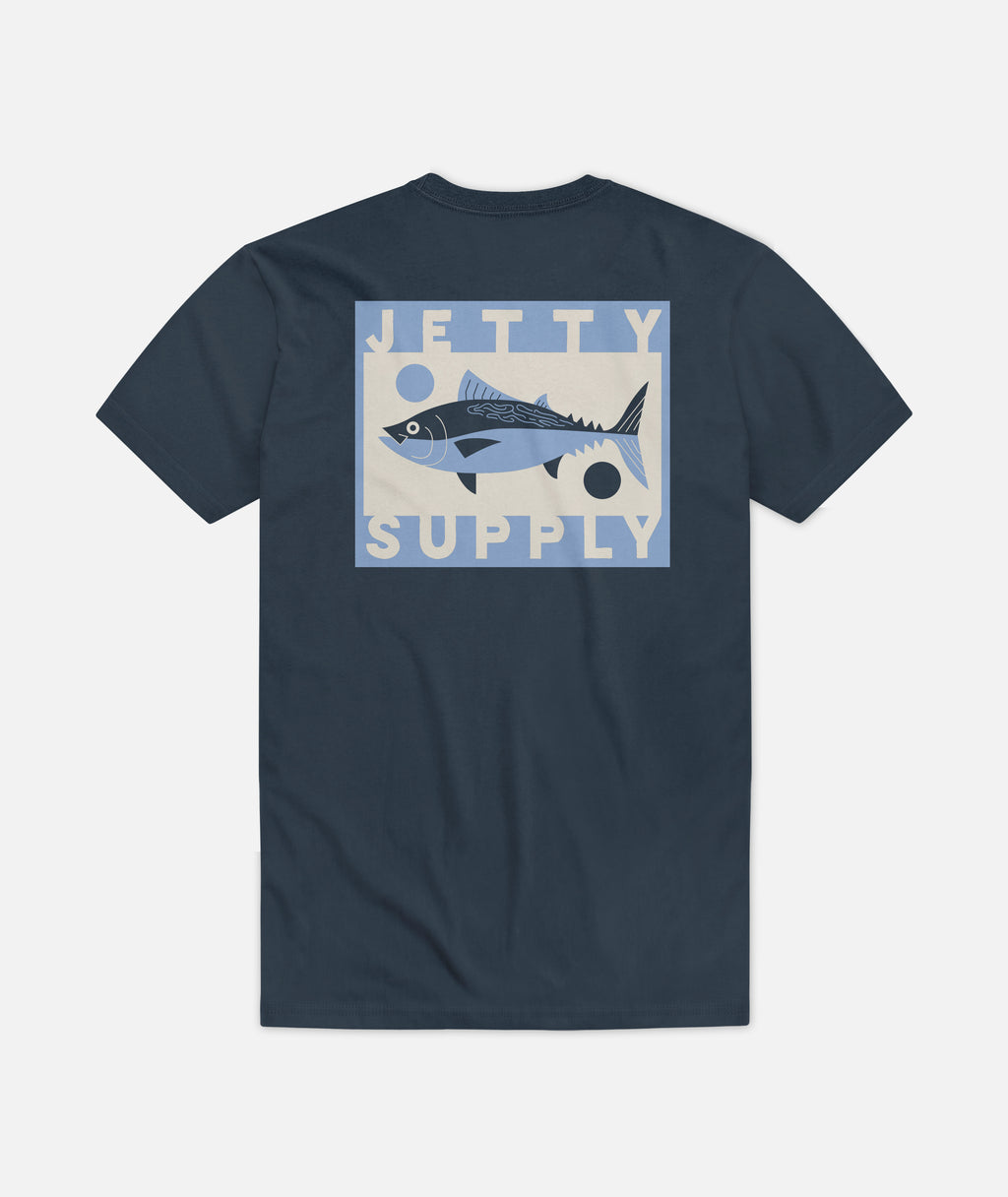 Beach Tuna Tee - Blue - Jetty