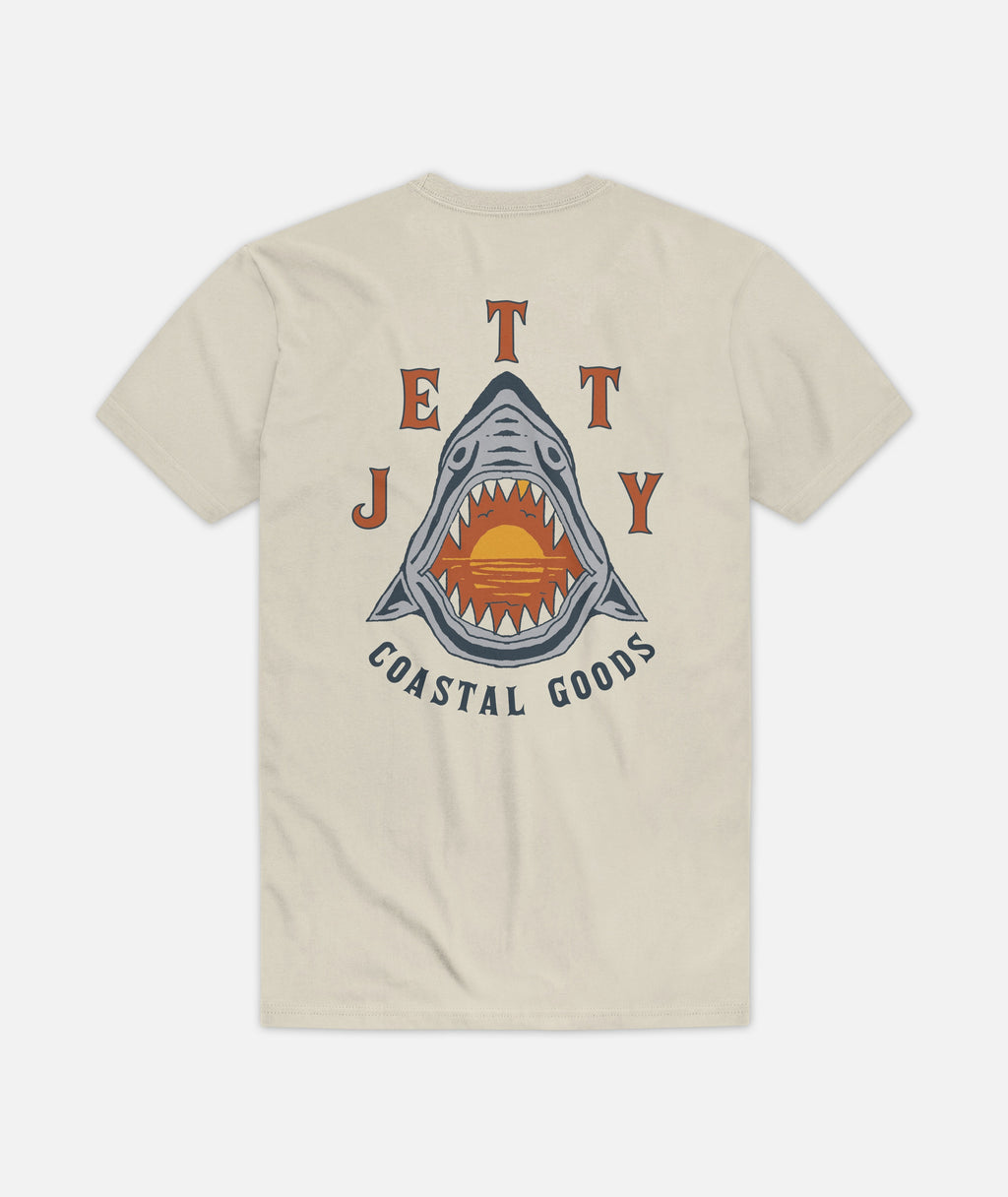 Mako Tee - Cream - Jetty