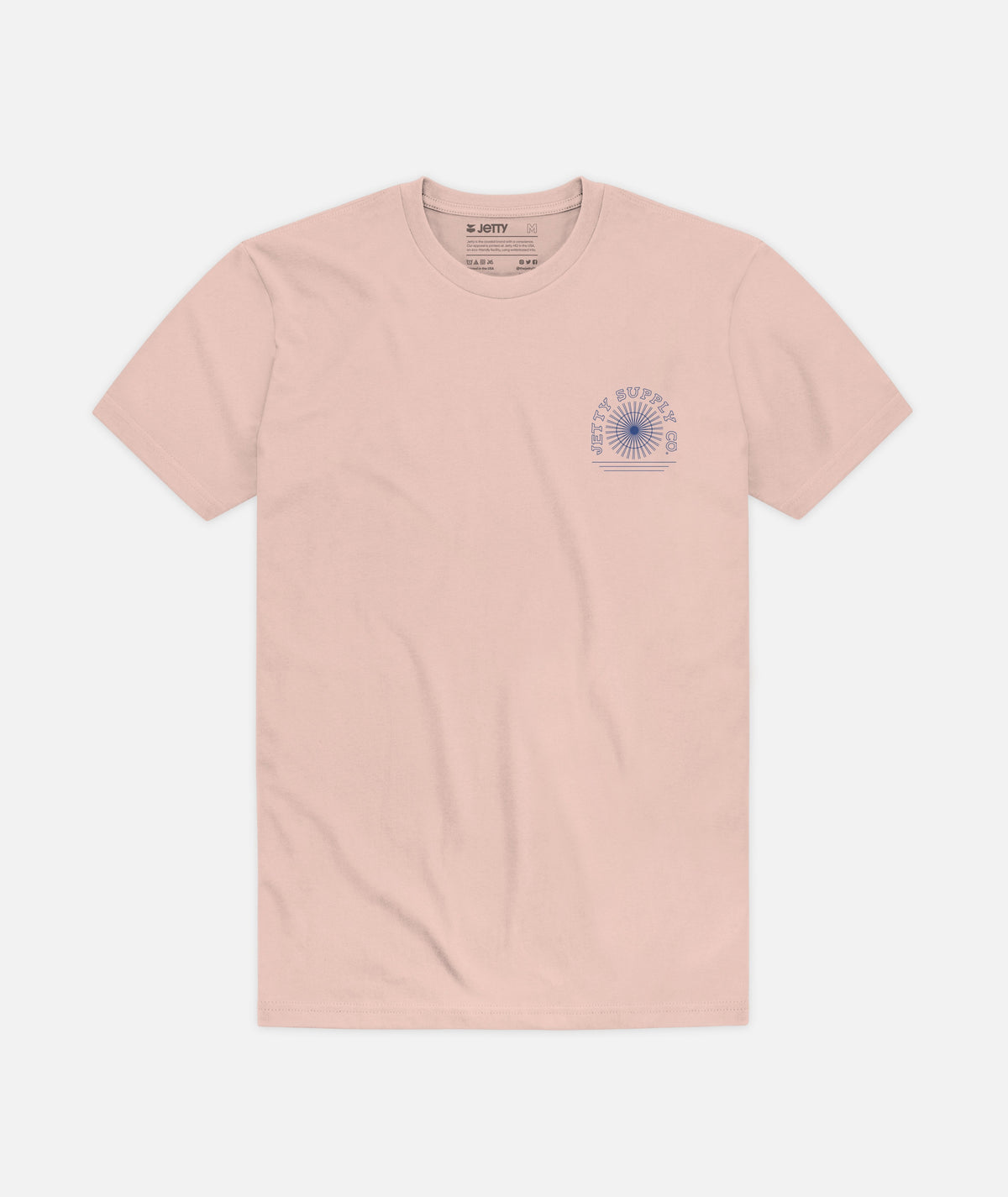 Oceanus Tee - Peach - Jetty