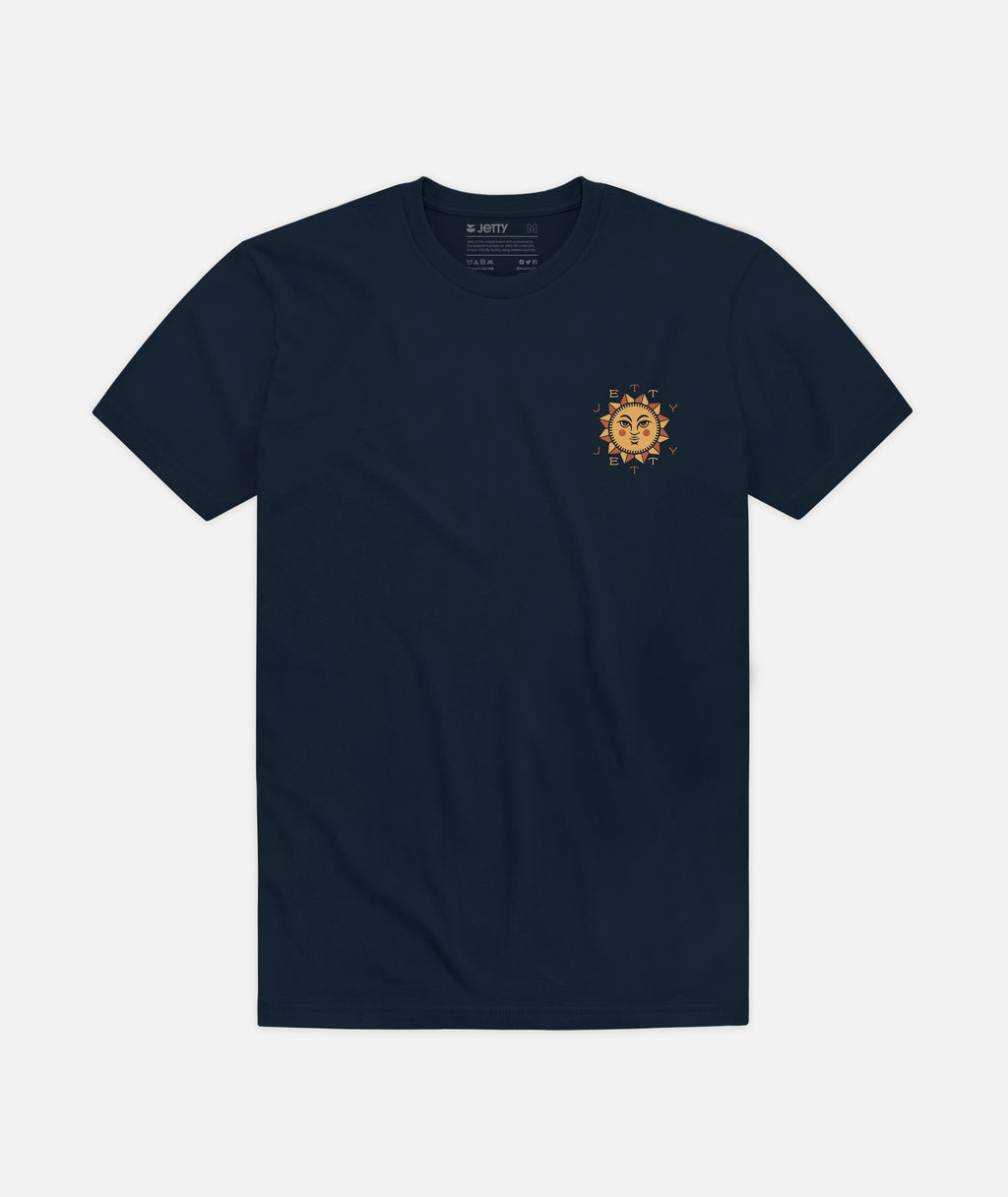 Refraction Tee - Navy - Jetty
