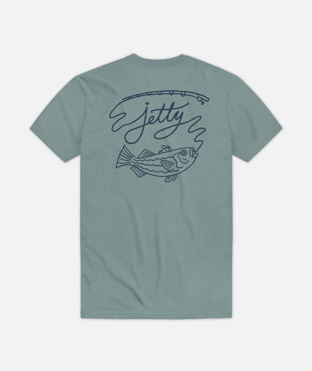 Striper Tee - Teal - Jetty