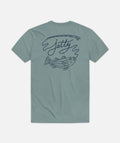 Striper Tee - Teal - Jetty