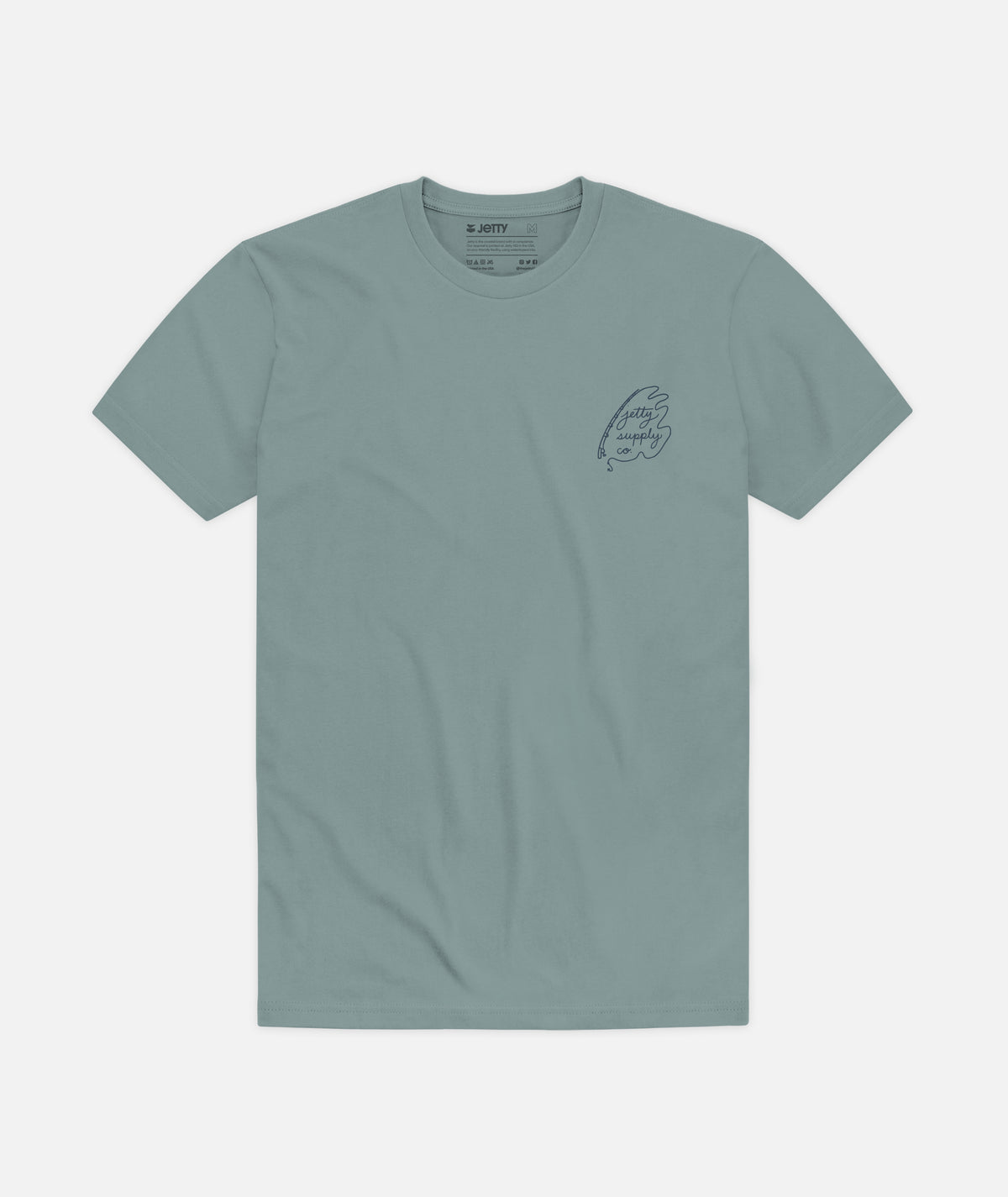 Striper Tee - Teal - Jetty