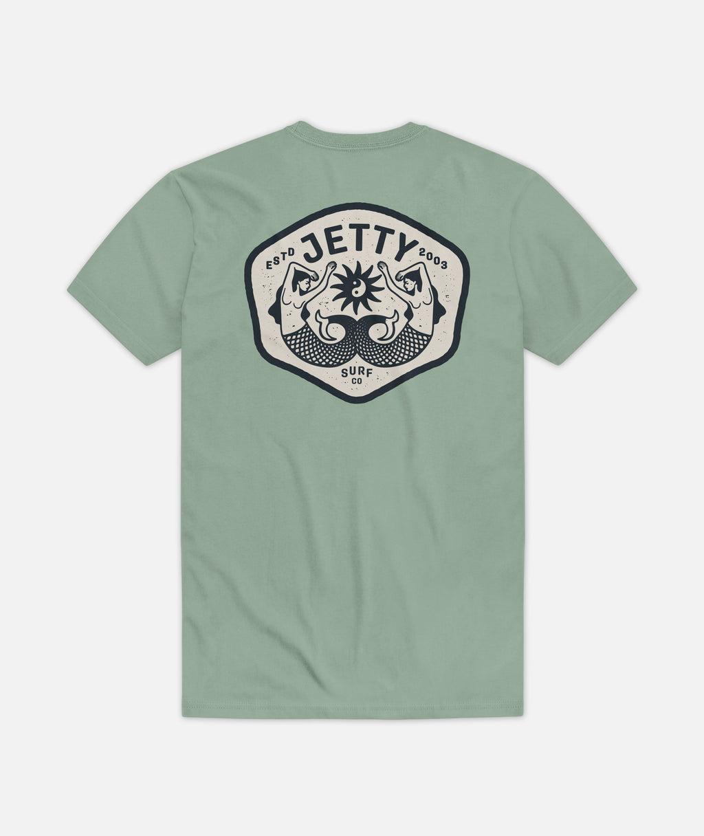 Twin Tails Tee - Sage Green - Jetty