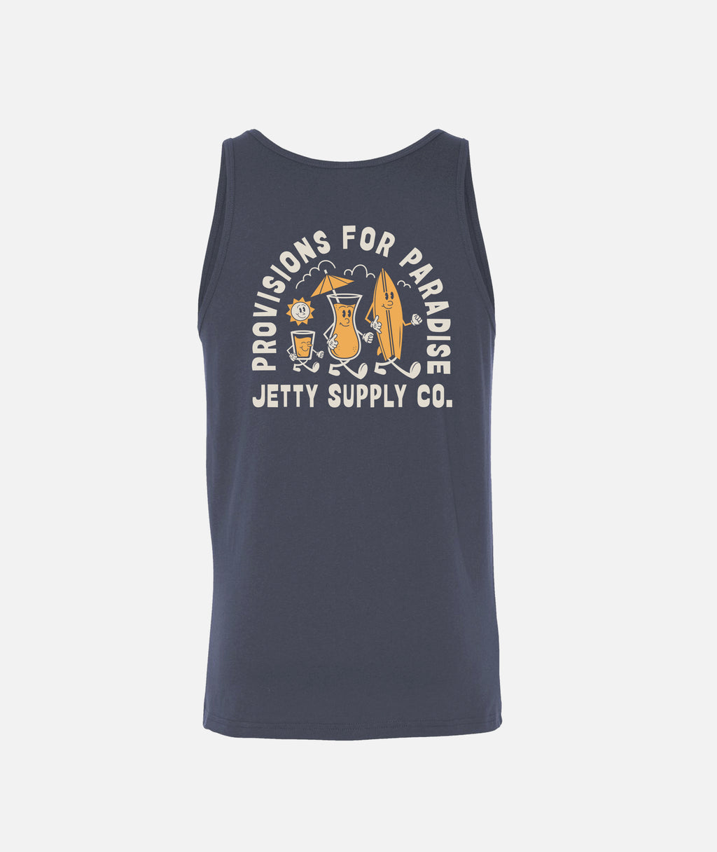 Paradise Pals Tank - Navy - Jetty
