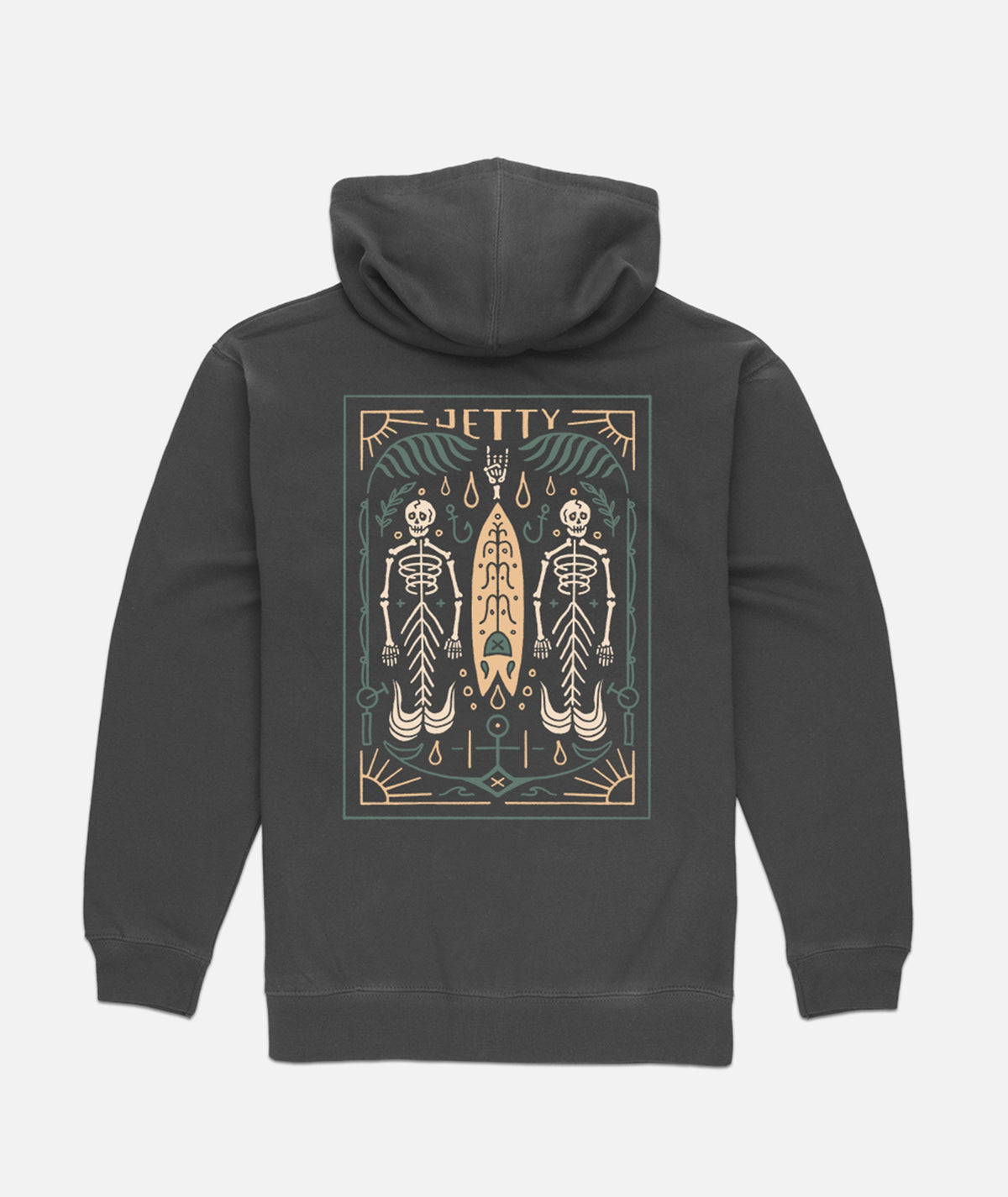 Sudadera con capucha Boneyard - Carbón