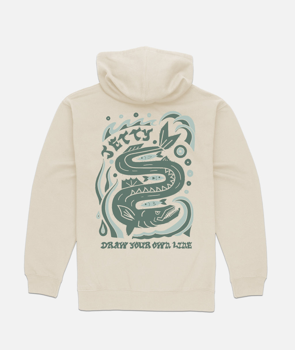 Fangtooth Hoodie - Bone - Jetty