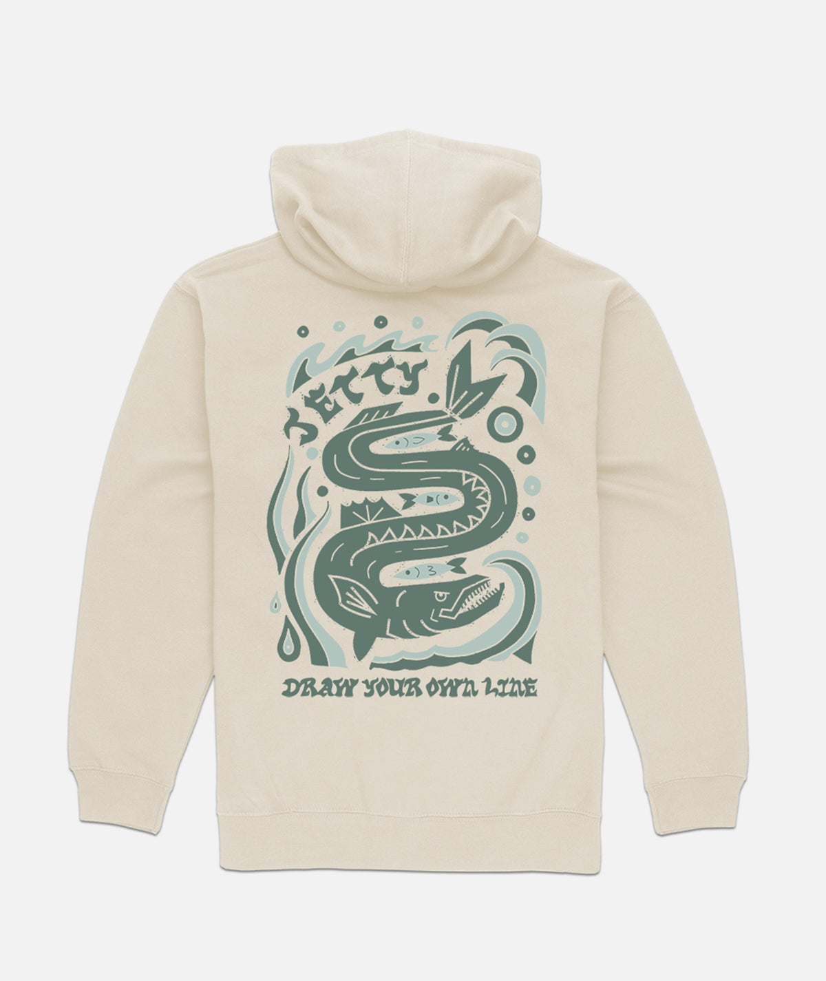 Fangtooth Hoodie - Bone - Jetty
