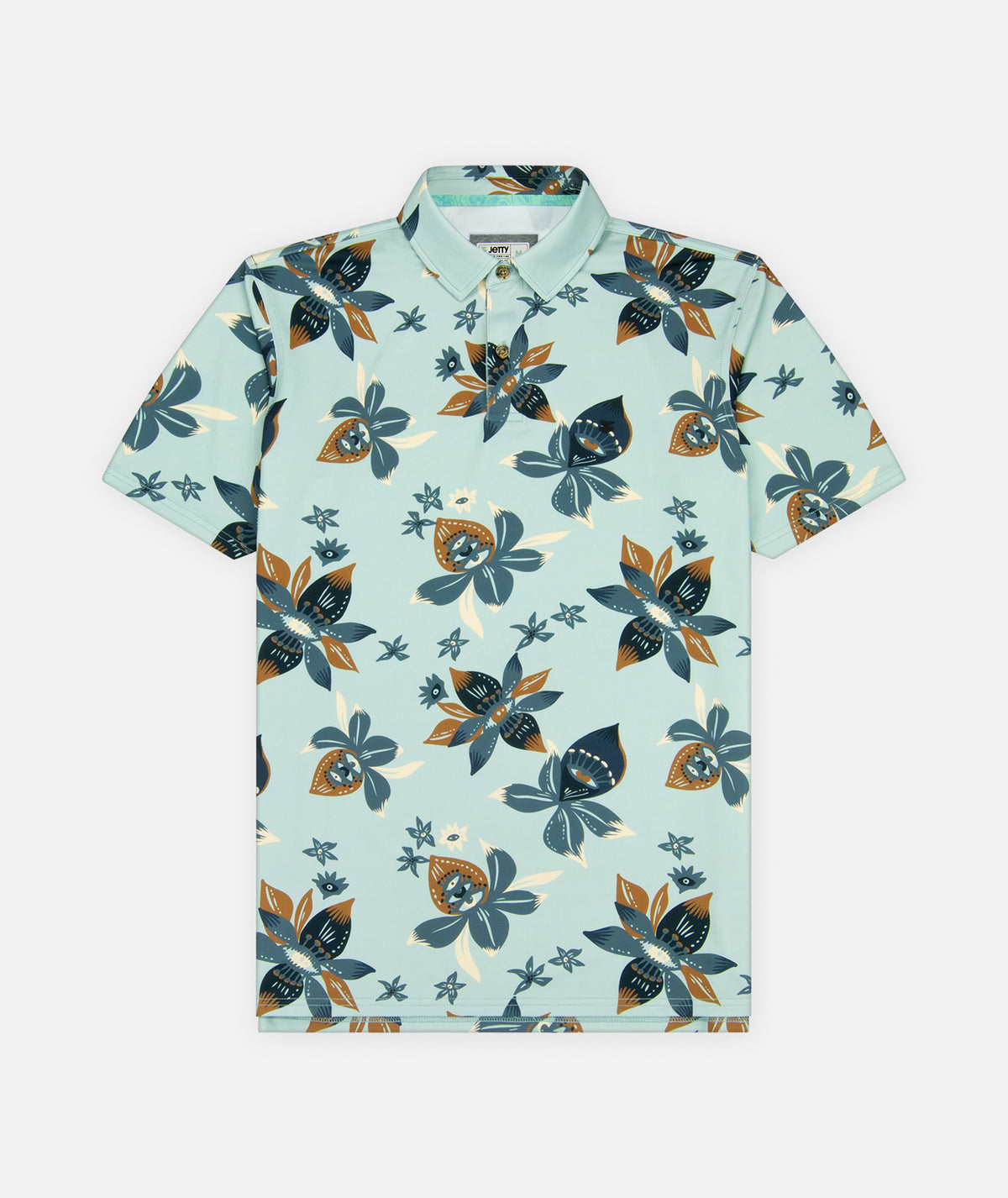 Bunker Golf Polo - Seafoam - Jetty
