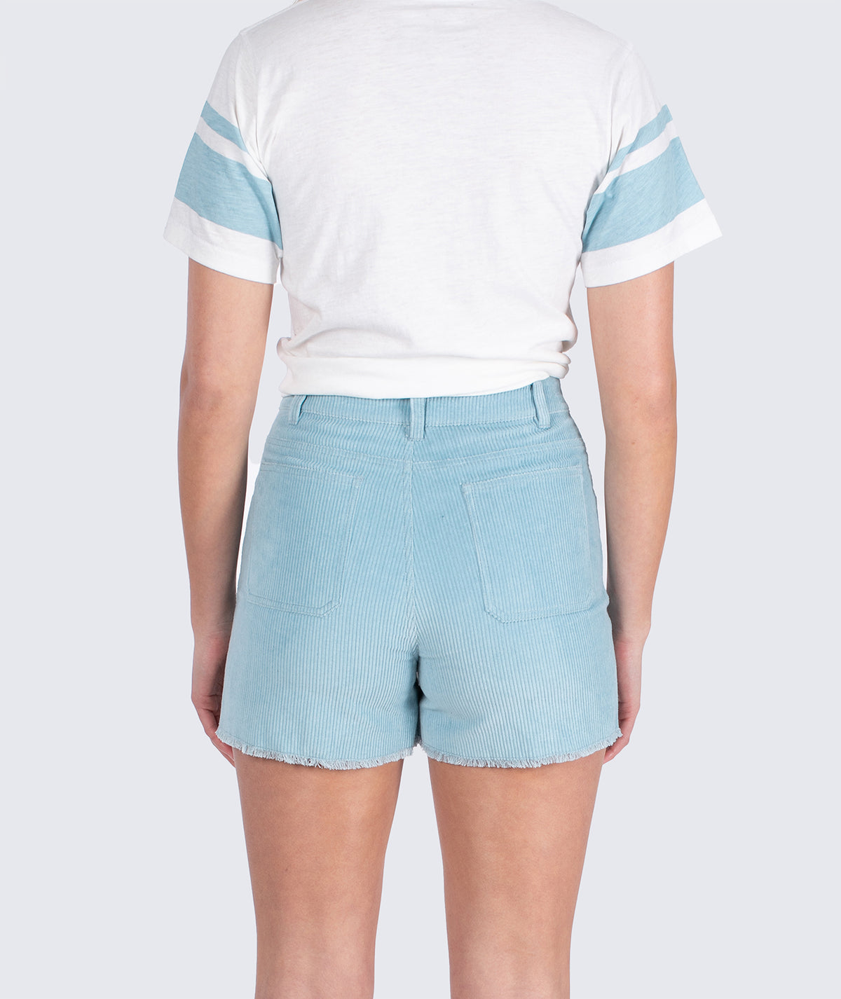 Wale Corduroy Short - Light Blue - Jetty