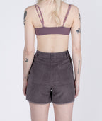 Wale Corduroy Short - Purple - Jetty