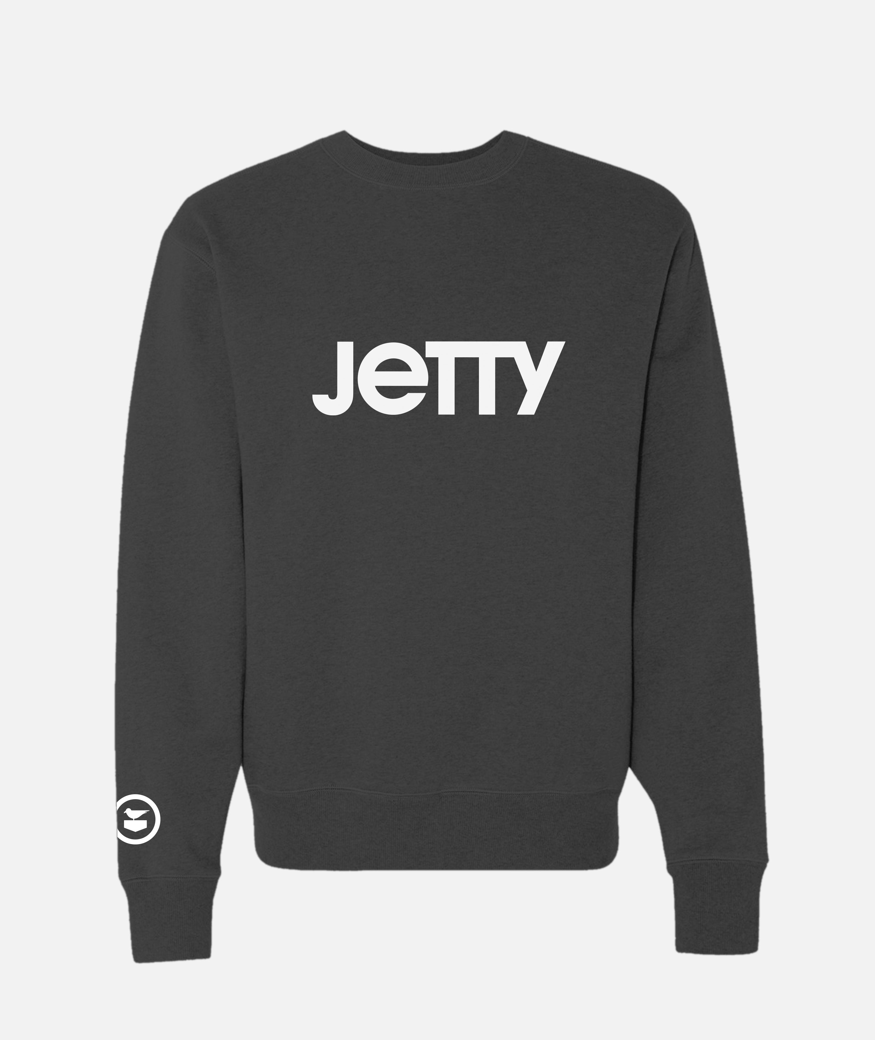 Logo Crew Neck - Charcoal - Jetty