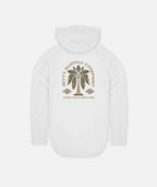 Sudadera con capucha Fins UV - Blanco