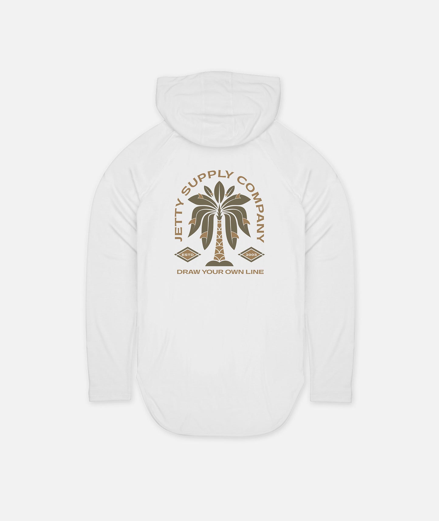 Fins UV Hoodie - White