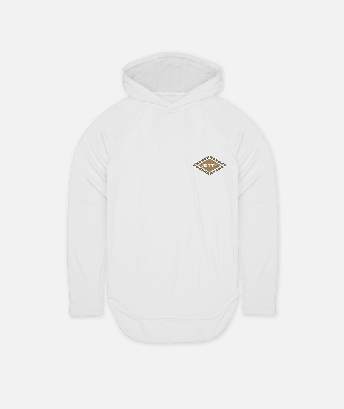 Sudadera con capucha Fins UV - Blanco