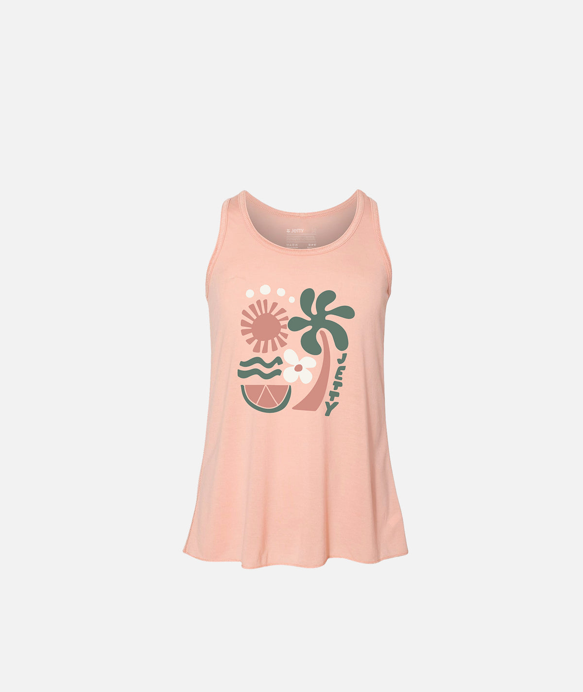 Camiseta sin mangas Grom Beach Side - Melocotón