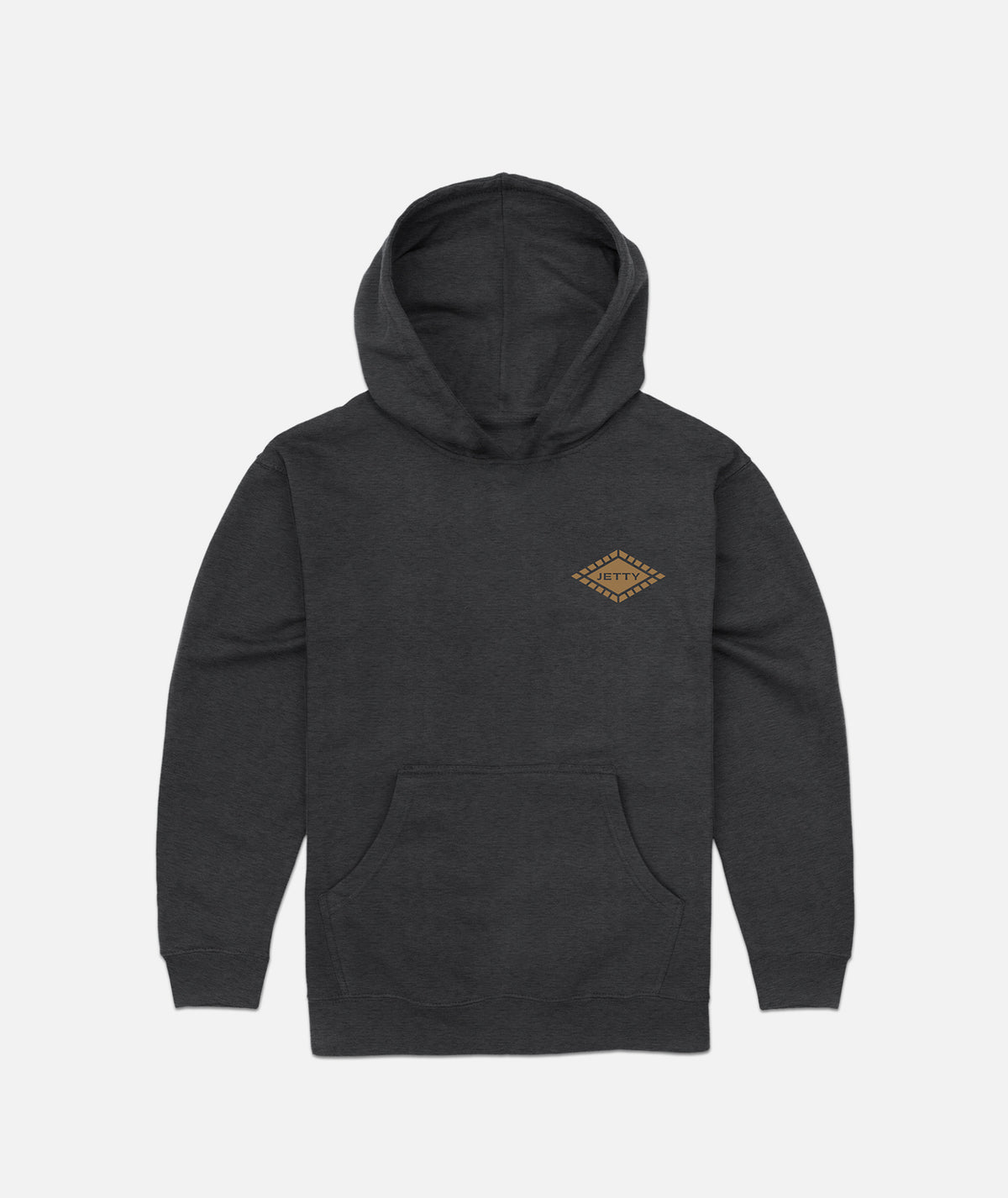 Grom Fins Hoodie - Charcoal - Jetty