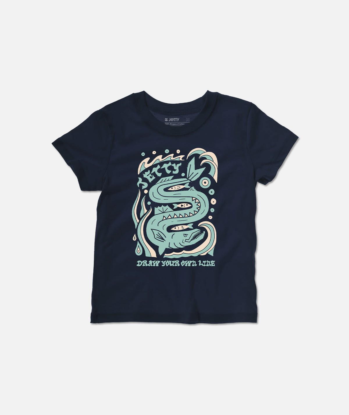 Tot Fangtooth Tee - Navy - Jetty