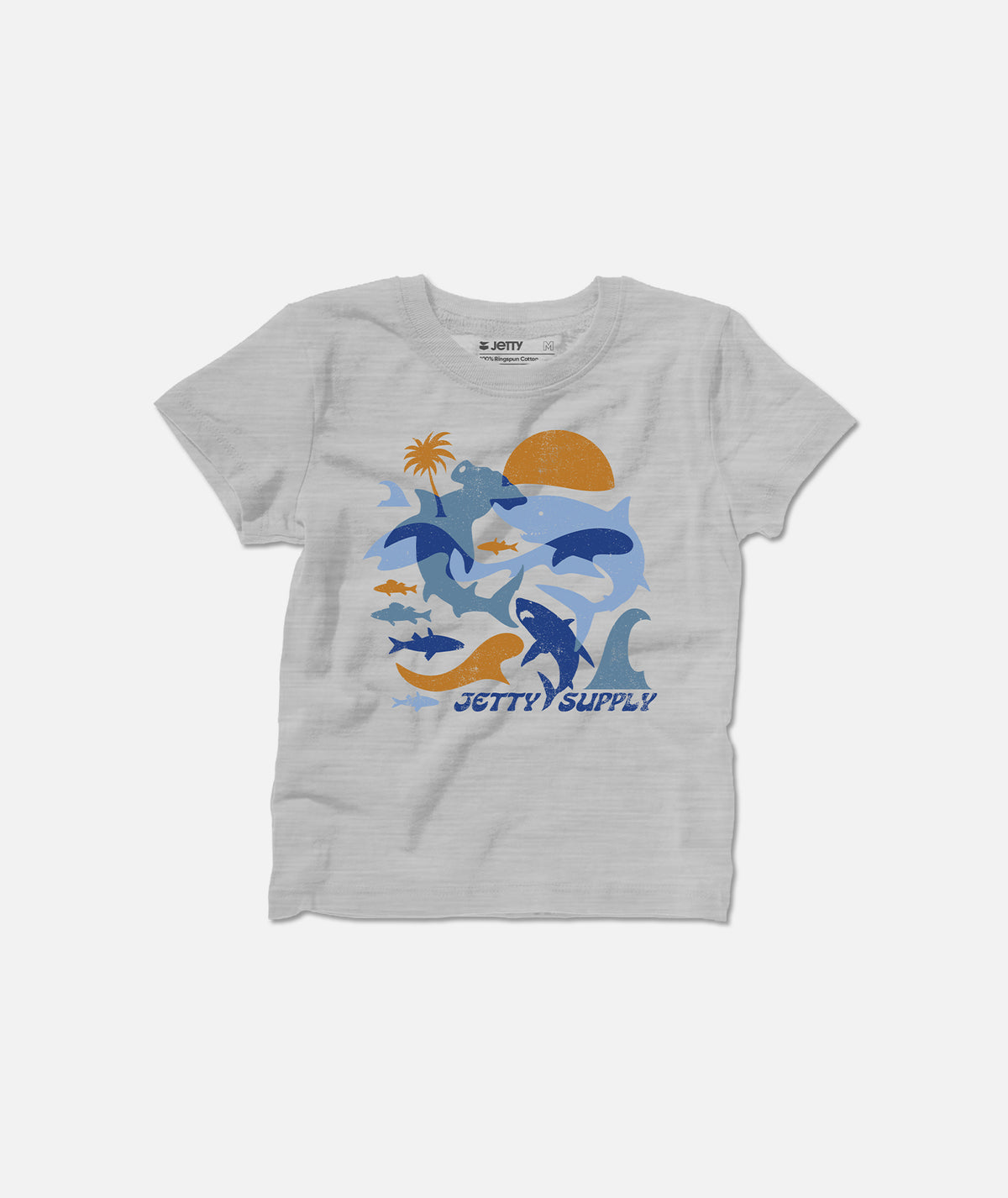 Tot Frenzy Tee - Heather Grey - Jetty