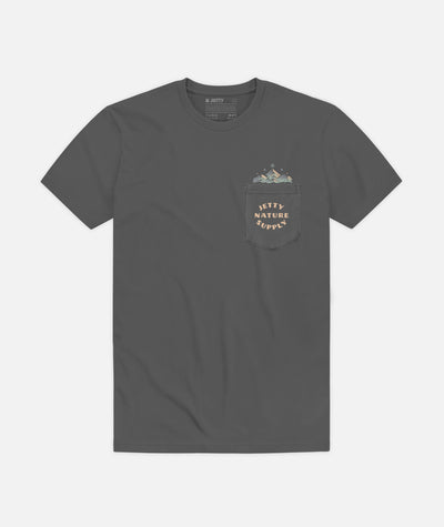 Peak Pocket Tee - Iron