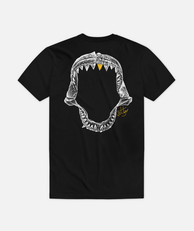 Camiseta Tiburón - Negro