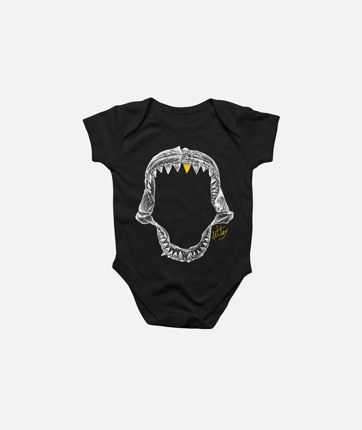 Jaws Bodysuit - Black - Jetty