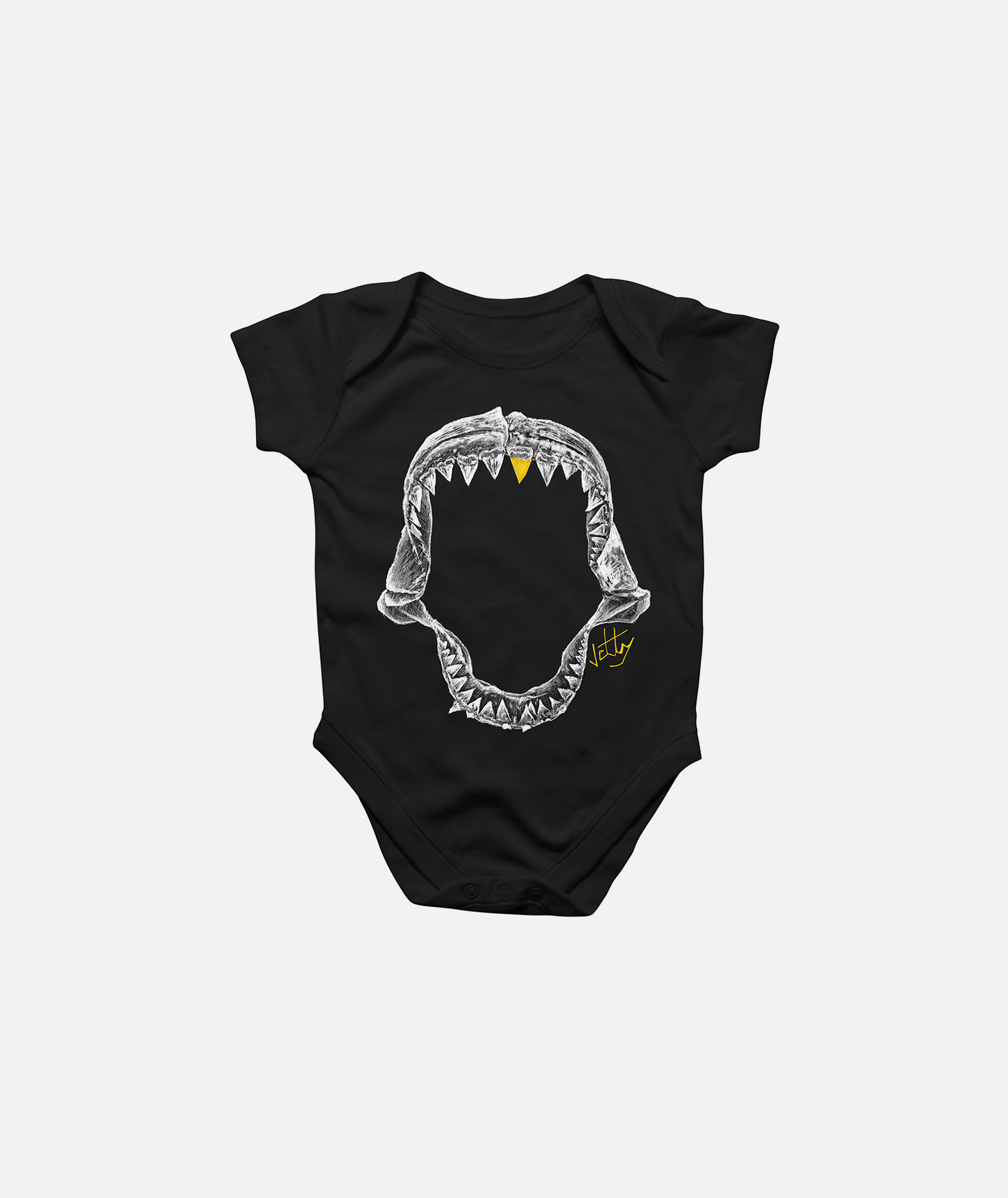 Jaws Bodysuit - Black
