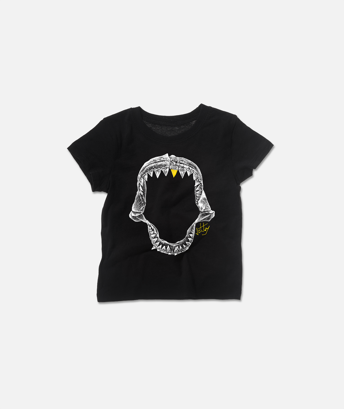 Tot Jaws Tee - Black - Jetty