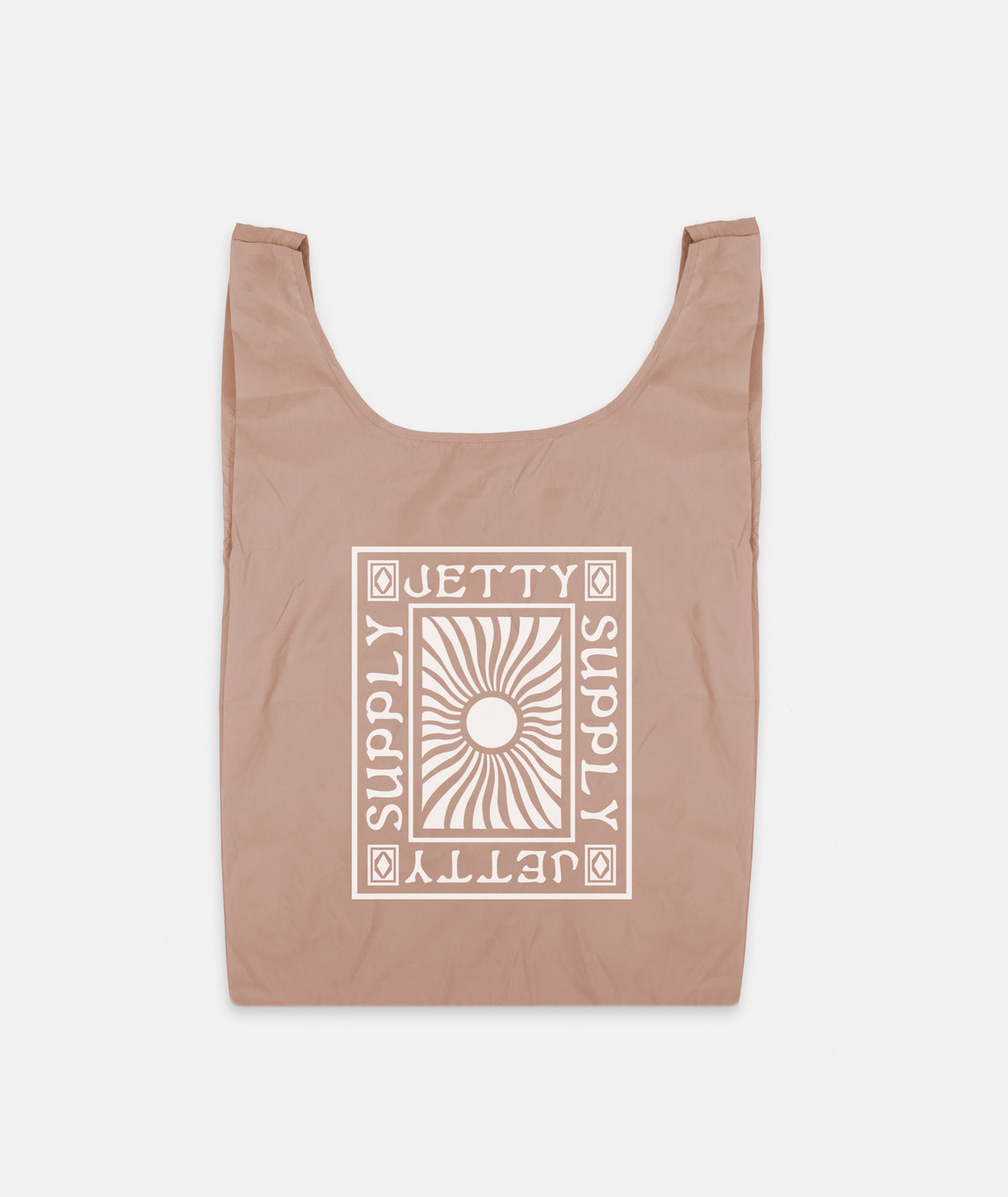 Nylon Grocery Tote - Mauve - Jetty