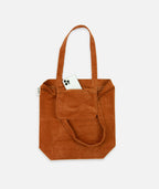Corduroy Simple Tote - Rust - Jetty