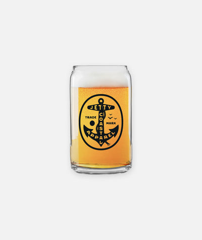 Anchorage Beer Can Glass - Clear